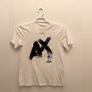 Armani exchange white tshirt logo